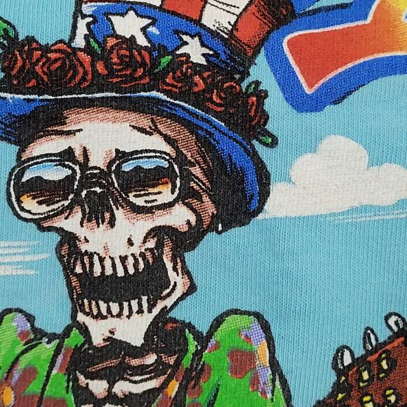 Grateful-Dead Shirt S/M 19x26 Tie-Dye Blue - Picture 13 of 14